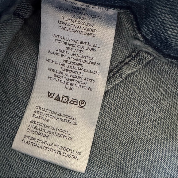 Maeve The Colette Crop High Rise Wide Leg Jeans Blue 29 Anthropologie - Picture 8 of 11